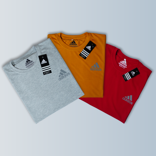 Round Neck Pack Of 3 T Shirts